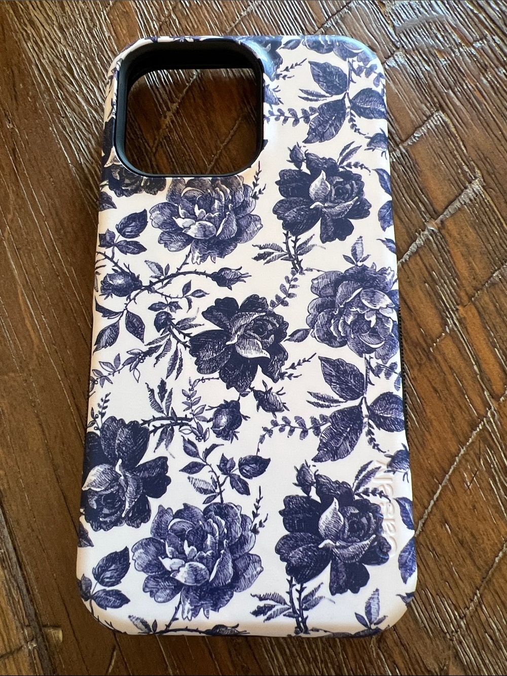 Casely Floral Navy iPhone Case 14 Pro Max